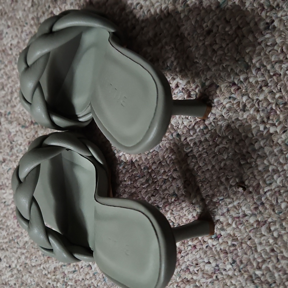 Sage Green Rope Sandals - Picture 3 of 4